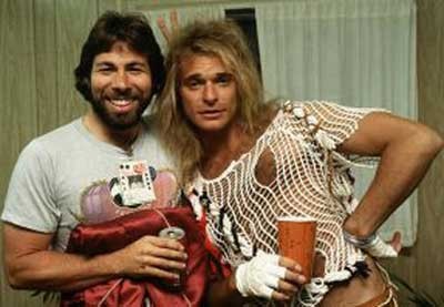 Wozniak und David Lee Roth